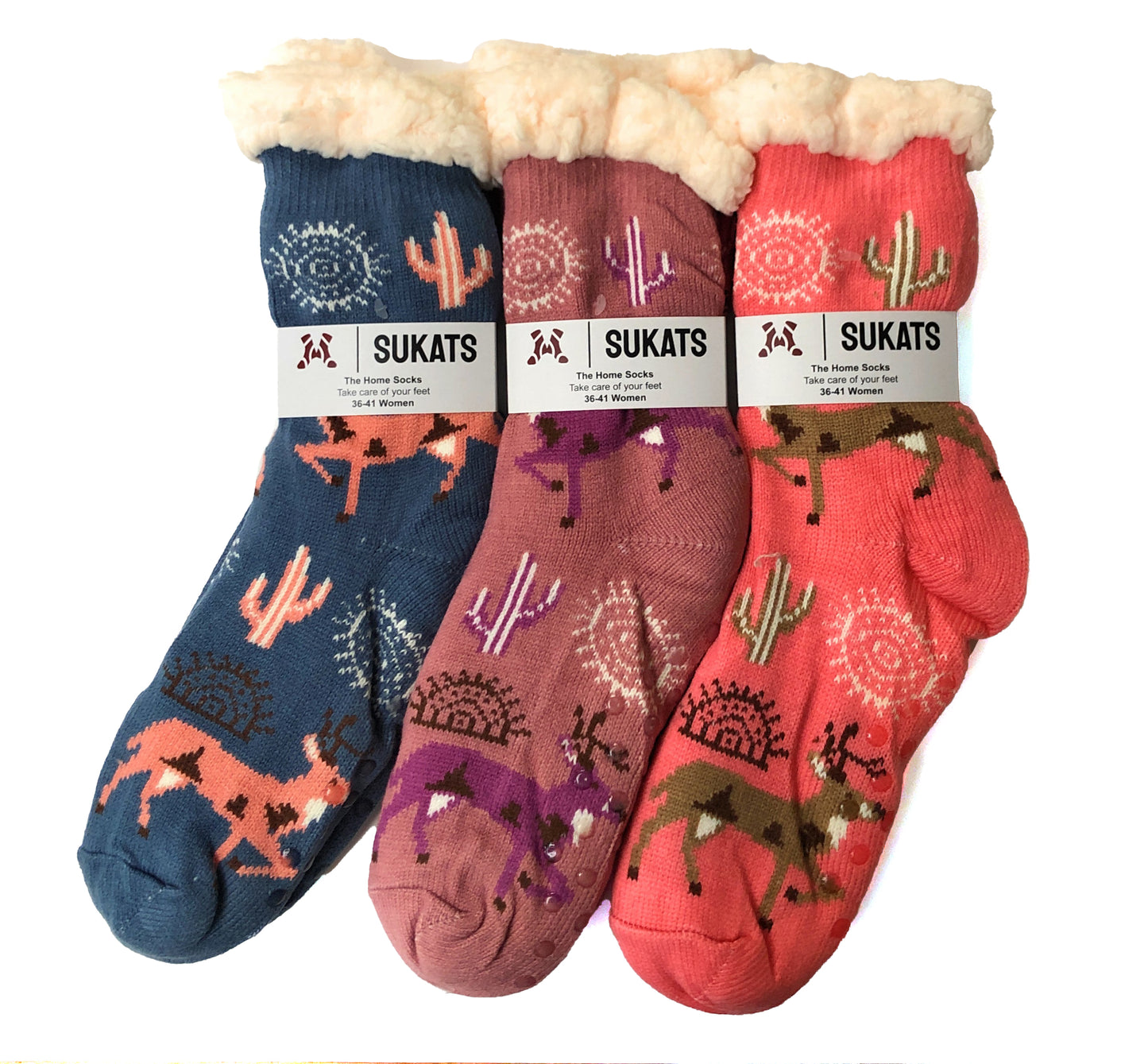 Sukats® Homesocks | Huissokken | 3 Paar | Dames en Heren | Meerdere Maten en Varianten